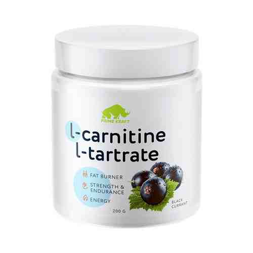 Аминокислоты L-Carnitine L-Tartrate Prime Kraft черная смородина 200 г