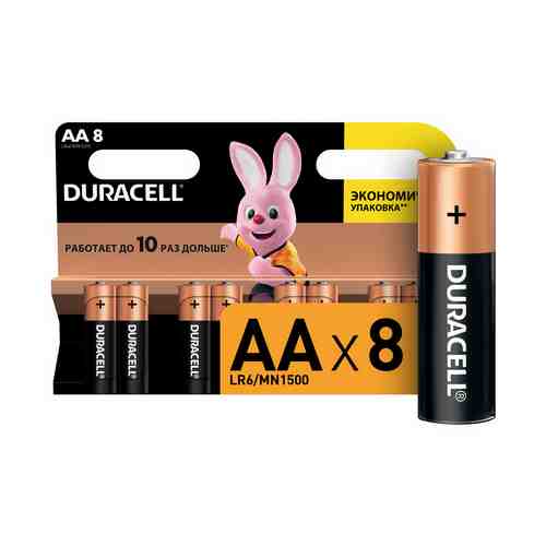 Батарейки Duracell AA basic 8 шт