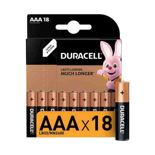 Батарейки Duracell basic AAA 18 шт