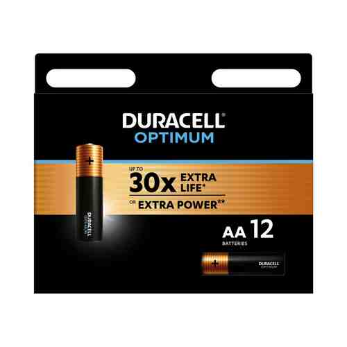 Батарейки Duracell Optimum AA 12 шт