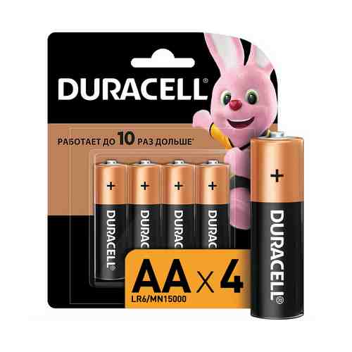 Батарейки Duracell Вasic АА 4 шт