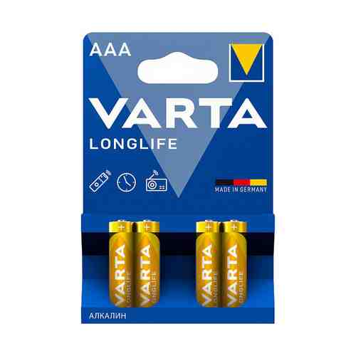 Батарейки Varta Longlife AAA 4 шт