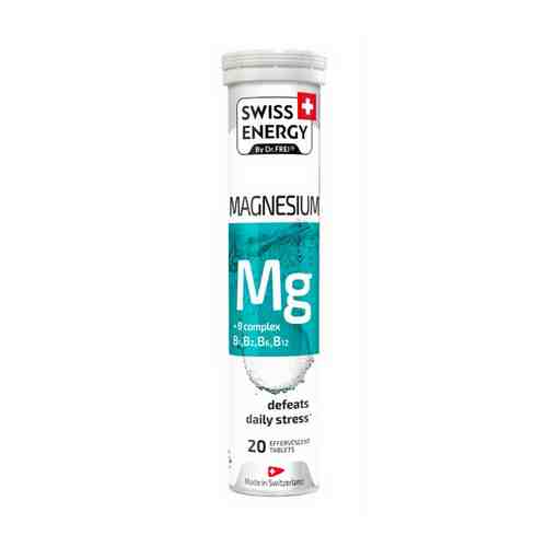 Биологически активная добавка Swiss Energy Magnesium 200 мг 95 г