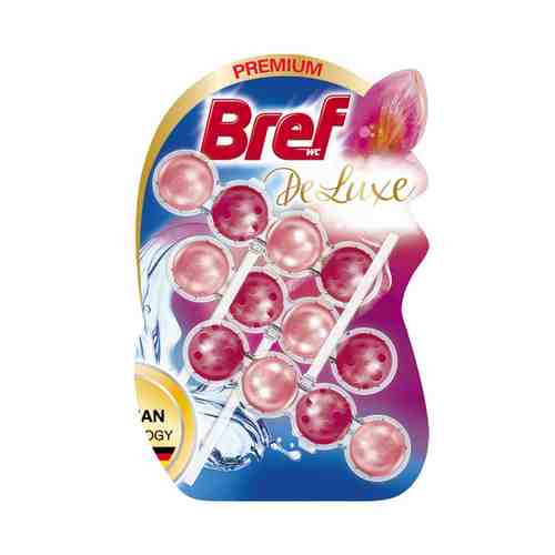 Блок для унитаза Bref DeLuxe Нежная магнолия 50 г x 3 шт