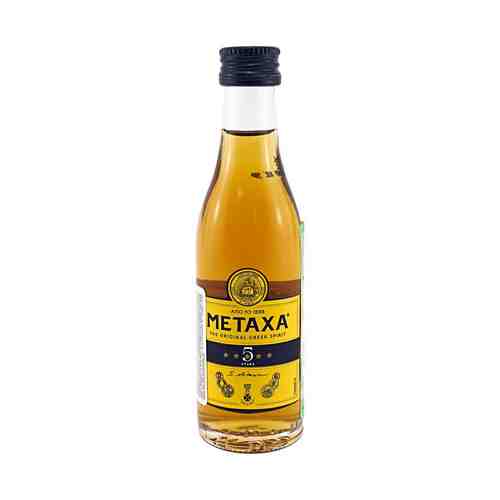 Бренди Metaxa 5 Звезд 38% 0,05 л