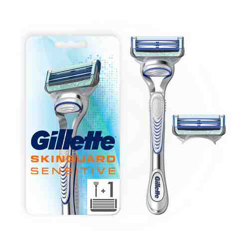 Бритвенный станок со сменной касетой Gillette SkinGuard Sensitive 2 лезвия 1 шт