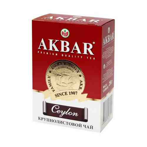 Чай черный Akbar Ceylon листовой 250 г