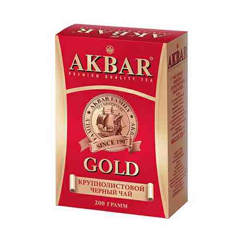 Чай черный Akbar Gold крупнолистовой 200 г