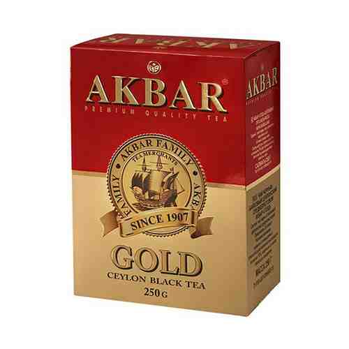 Чай черный Akbar Gold листовой 250 г