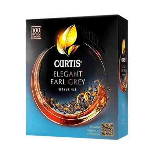 Чай черный Curtis Elegant Earl Grey байховый в пакетиках 1,7 г х 100 шт