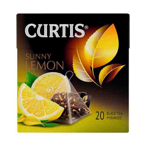 Чай черный Curtis Sunny Lemon в пакетиках 1,8 г х 20 шт