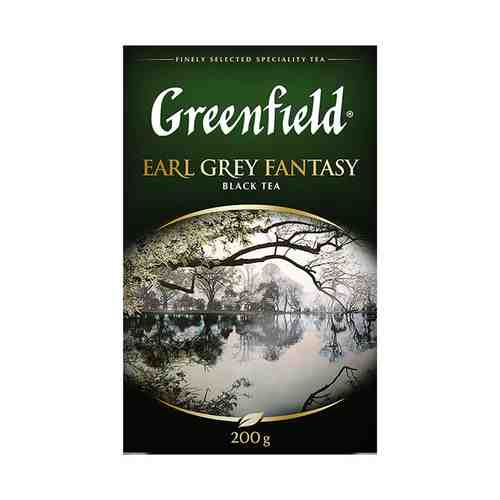 Чай черный Greenfield Earl Grey Fantasy листовой с ароматом бергамота 200 г