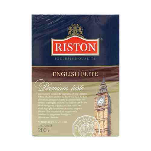 Чай черный и зеленый Riston English Elite листовой 200 г