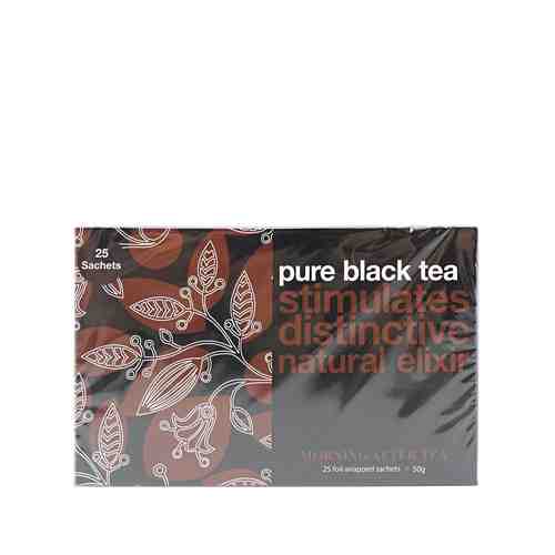 Чай черный Morning after tea Pure black tea в пакетиках 2 г х 25 шт