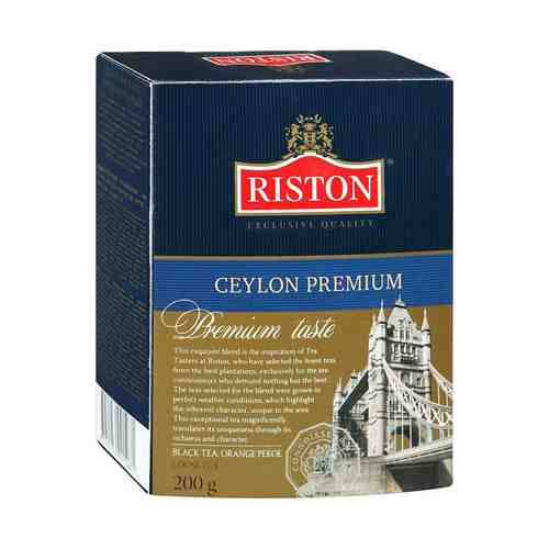 Чай черный Riston Ceylon Premium листовой 200 г