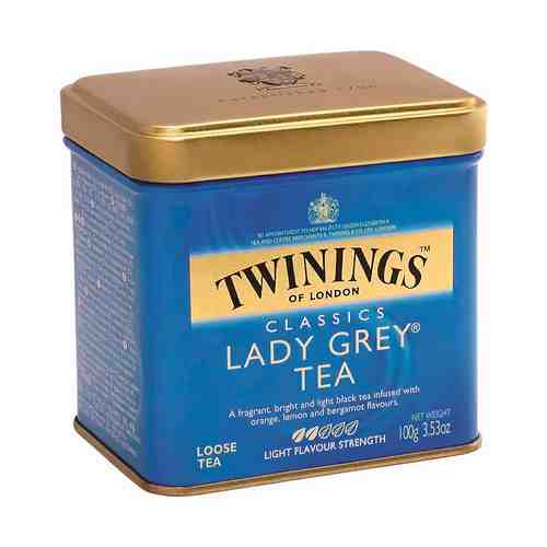 Чай черный Twinings Lady Grey листовой 100 г