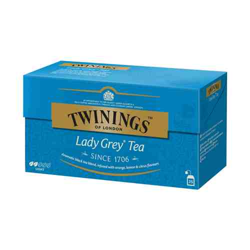 Чай черный Twinings Lady Grey в пакетиках 2 г 25 шт