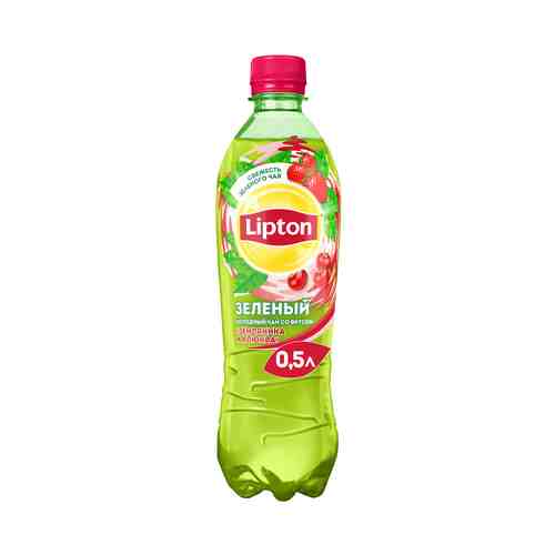 Чай Lipton зеленый Земляника и клюква холодный 0,5 л