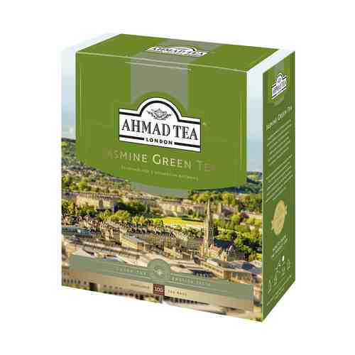 Чай зеленый Ahmad Tea Jasmine Green Tea в пакетиках 2 г х 100 шт