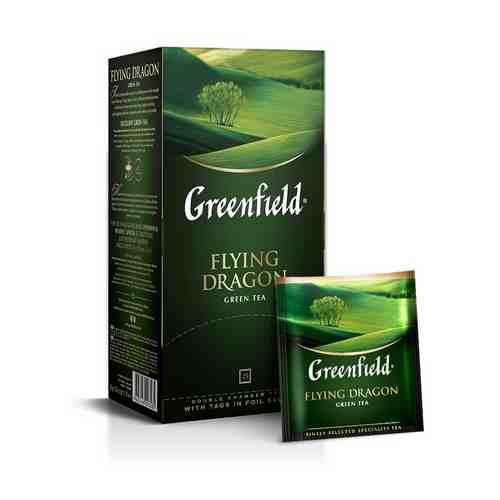 Чай зеленый Greenfield Flying Dragon в пакетиках 2 г 25 шт