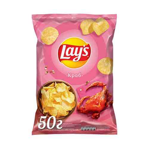 Чипсы картофельные Lay's Краб 50 г