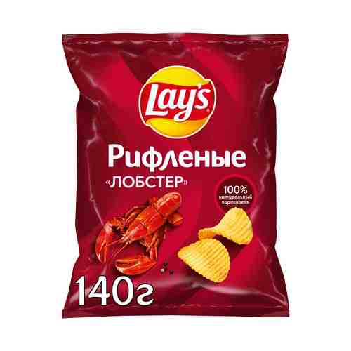 Чипсы картофельные Lay's лобстер 140 г