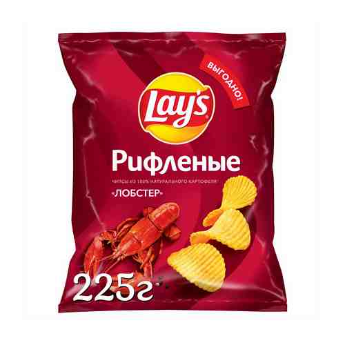 Чипсы картофельные Lay's Лобстер 225 г