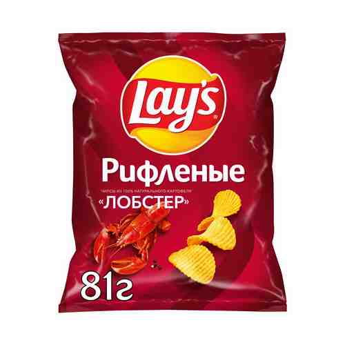 Чипсы картофельные Lay's Лобстер 81 г