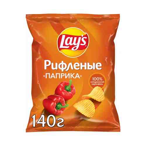 Чипсы картофельные Lay's со вкусом паприки 140 г