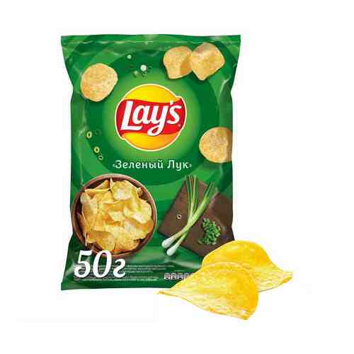 Чипсы картофельные Lay's Зеленый лук 50 г