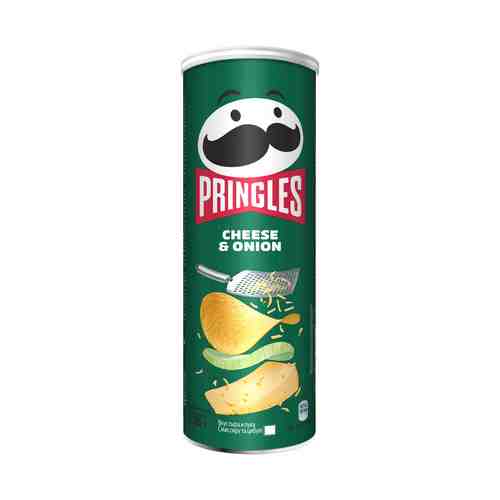 Чипсы картофельные Pringles со вкусом сыра и лука 165 г