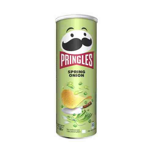 Чипсы картофельные Pringles со вкусом зеленого лука 165 г