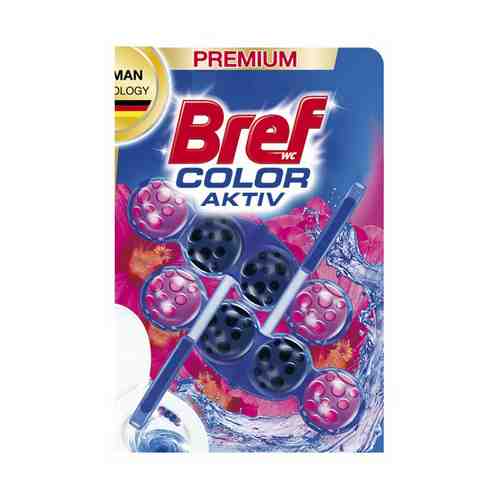 Чистящее средство Bref Color Aktiv Цветочная свежесть для унитаза 50 г x 2 шт