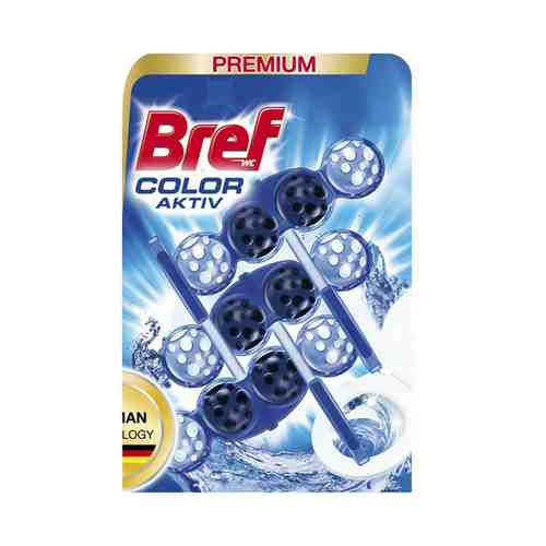 Чистящее средство Bref Color Aktiv С хлор-компонентом для унитаза 50 г x 3 шт