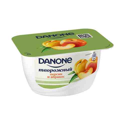 Десерт творожный Danone персик-абрикос 3,6% 130 г