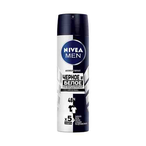 Дезодорант-антиперспирант аэрозоль для тела Nivea Черное и белое мужской 150 мл