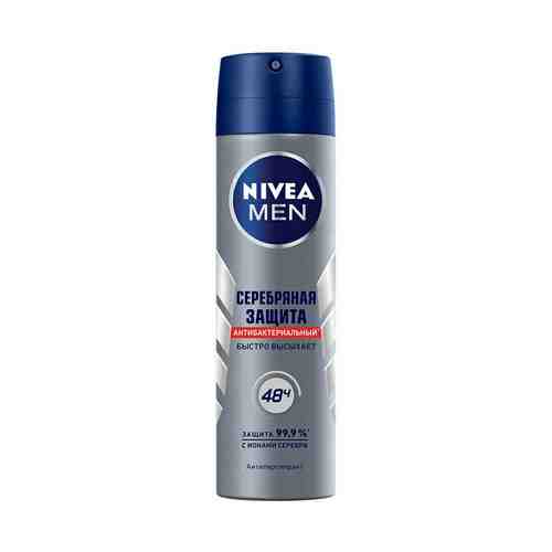 Дезодорант-антиперспирант аэрозоль для тела Nivea Серебряная защита мужской 150 мл