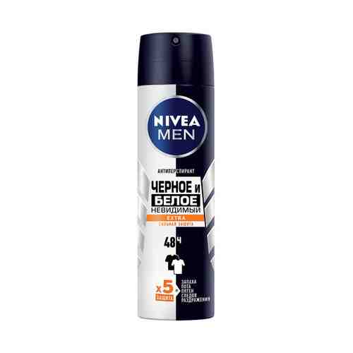 Дезодорант-антиперспирант спрей Nivea Men Черное и Белое невидимый Extra мужской 150 мл