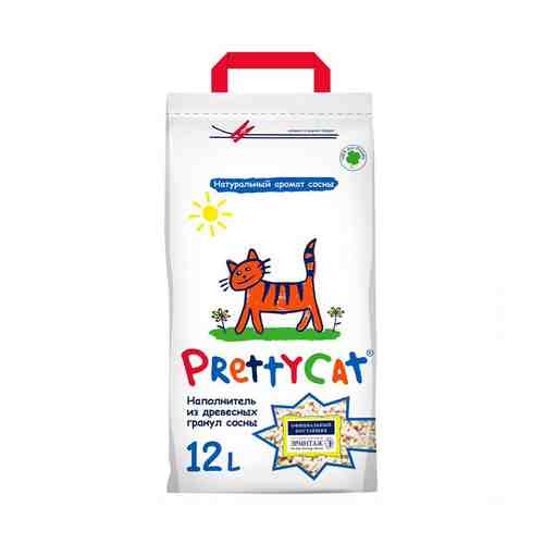 Древесный наполнитель PrettyCat 12 л