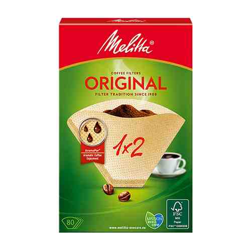 Фильтры для кофе Melitta Original 1 x 2 80 шт