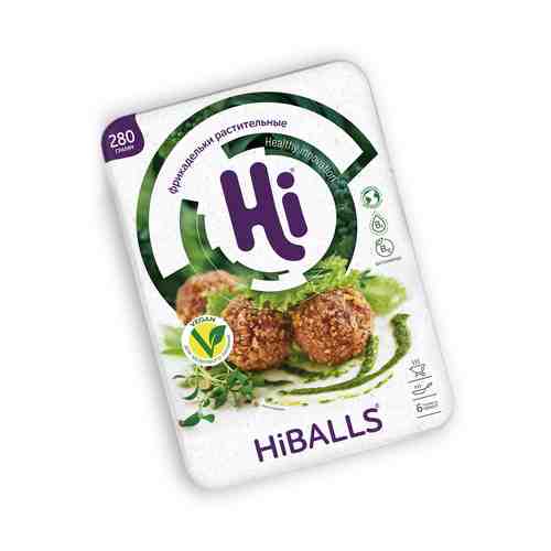 Фрикадельки из растительного белка Hi Balls со вкусом свинины замороженные 280 г