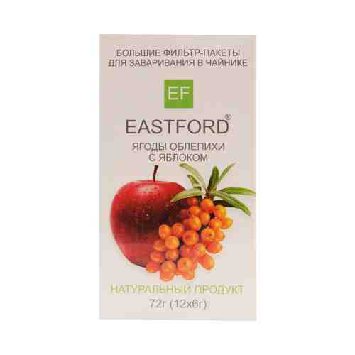 Фруктовый чай Eastford Натуральный продукт облепиха-яблоко в пакетиках 6 г х 12 шт