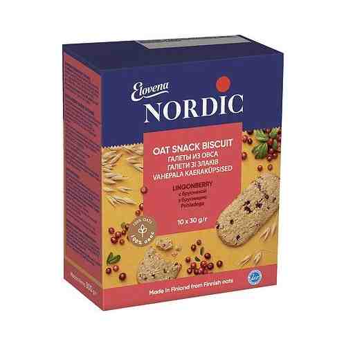 Галеты Nordic из овса с брусникой 300 г