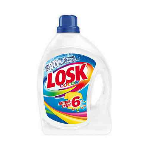 Гель для стирки Losk Color для всех типов стирки для цветного белья 1,95 л