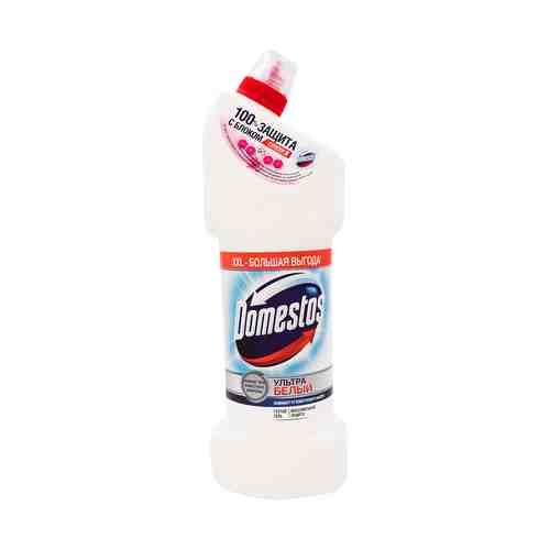 Гель Domestos Максимальная защита Ультра белый для унитаза универсальный 1,5 л