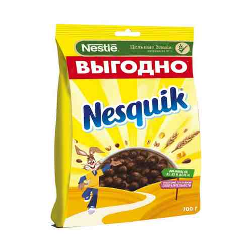 Готовый завтрак Nesquik шоколадный обогащенный витаминами и минеральными веществами 700 г