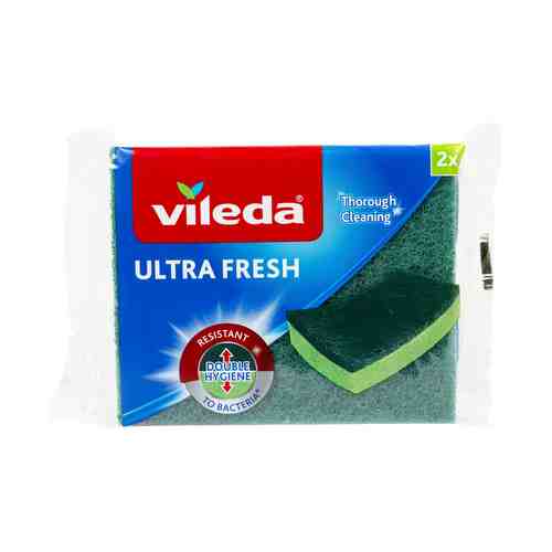 Губка с антибактериальным эффектом Vileda Ultra Fresh 2 шт