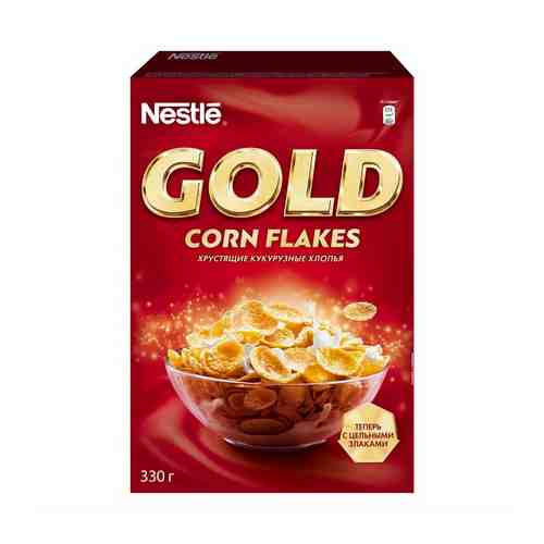 Хлопья Nestle Gold Corn Flakes кукурузные 330 г