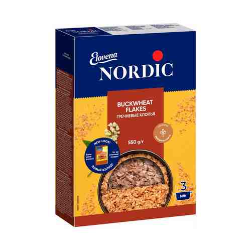 Хлопья Nordic гречневые 550 г