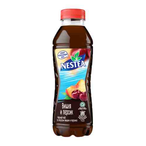 Холодный чай черный Nestea вишня и персик 1,5 л